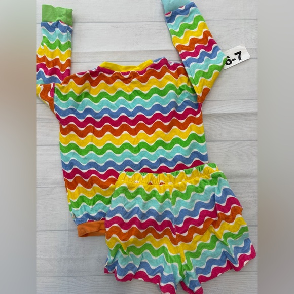 Little Bird Multicolor Wave Pattern Set - Picture 4 of 4